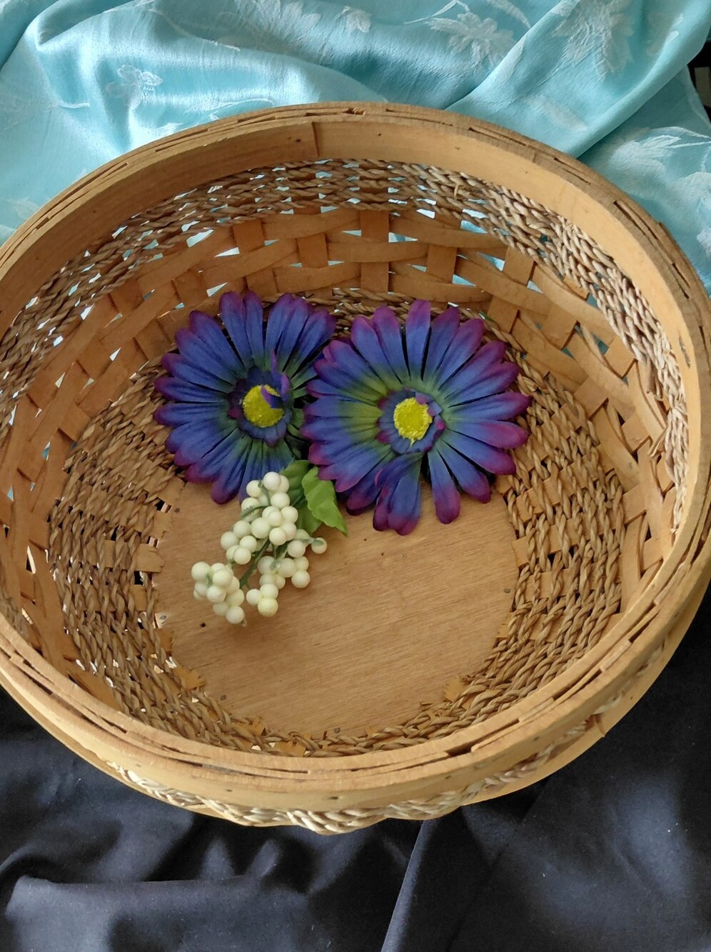 Beautiful Large Wooden Basket